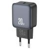 Зарядний пристрій XO USB-C PD20W black (L153_Black) зображення 2