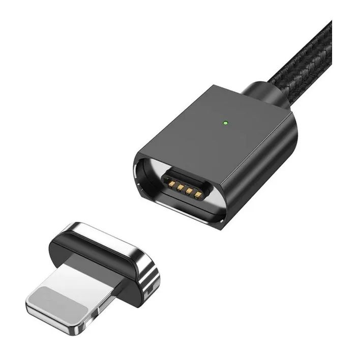 Дата кабель USB 2.0 AM to Lightning Magnetic black Essager (EXCCXL-ML01) изображение 2