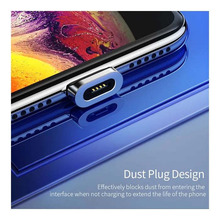 Дата кабель USB 2.0 AM to Lightning Magnetic black Essager (EXCCXL-ML01) изображение 3