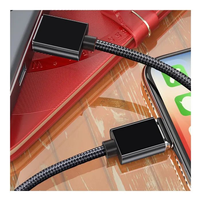 Дата кабель USB 2.0 AM to Lightning Magnetic black Essager (EXCCXL-ML01) изображение 4