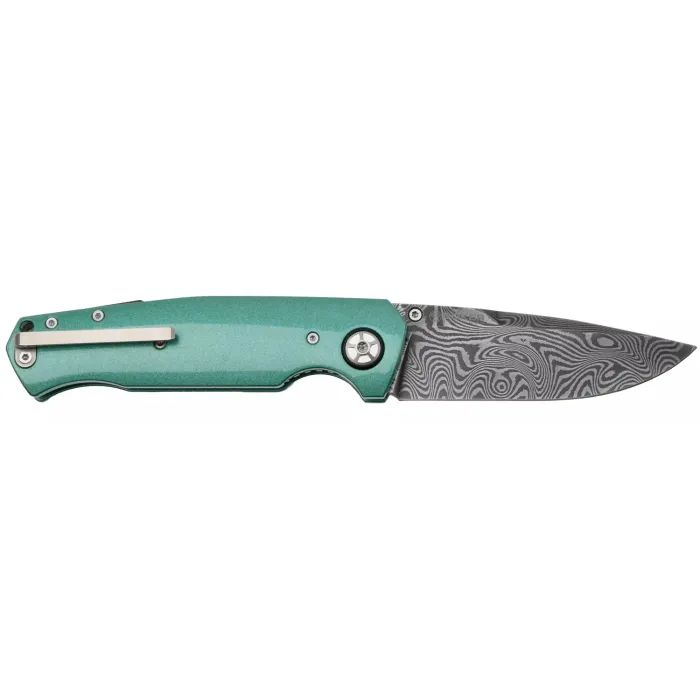 Ніж Boker 1969 Mach-1 Damast Green (111102DAM) зображення 2 Ніж Boker 1969 Mach-1 Damast Green (111102DAM) зображення 2