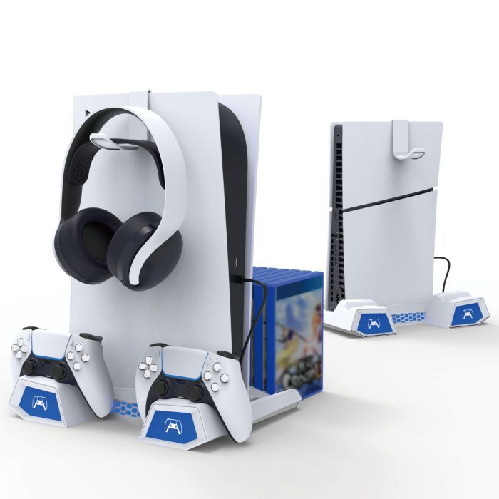 Зарядное устройство iPega для Sony PlayStation 5 Slim з зарядкою для геймпадів (PG-P5S023) изображение 2 Зарядное устройство iPega для Sony PlayStation 5 Slim з зарядкою для геймпадів (PG-P5S023) изображение 2