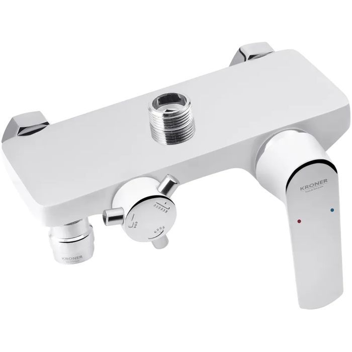 Душовий гарнітур Kroner Armada-W063 + змішувач Armada-W010 + змішувач Bidet-C082 (CVS30213) зображення 3