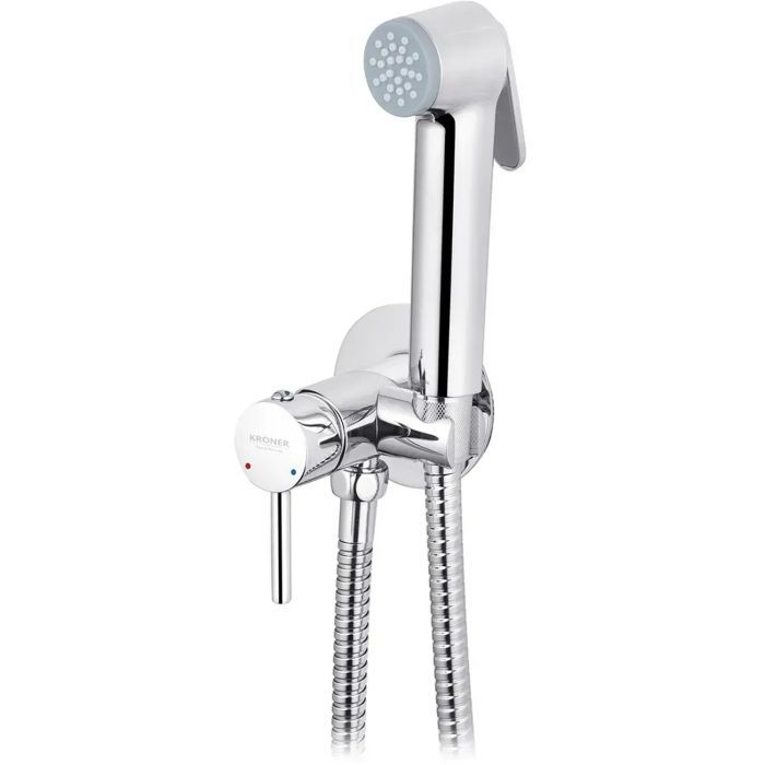 Душовий гарнітур Kroner Armada-W063 + змішувач Armada-W010 + змішувач Bidet-C082 (CVS30213) зображення 5