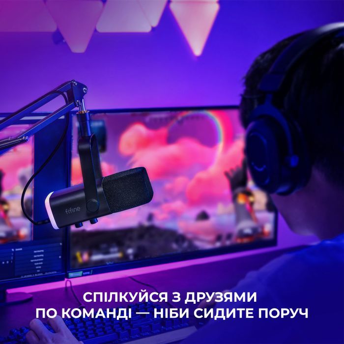 Микрофон Fifine AM8T USB Black (AM8T) изображение 11