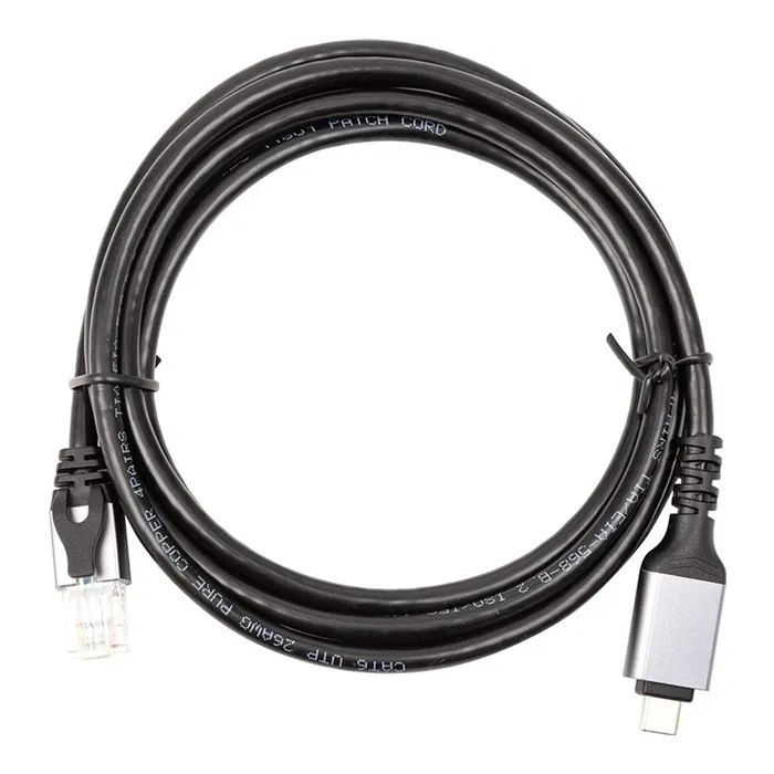 Дата кабель USB-C to RJ45 Ethernet 2.0m PowerPlant (CA914920)