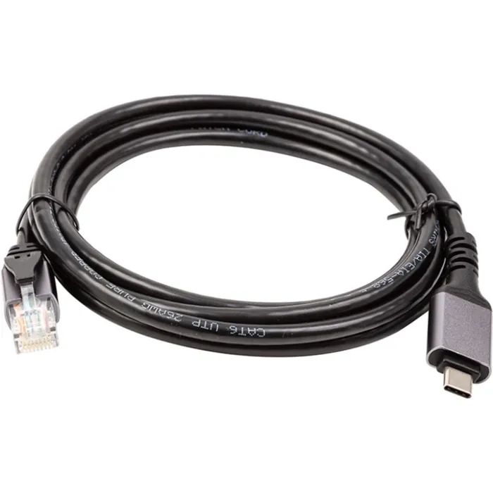 Дата кабель USB-C to RJ45 Ethernet 2.0m PowerPlant (CA914920) изображение 2