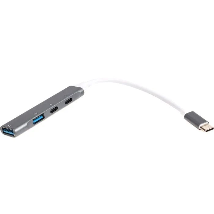Концентратор Maxxter USB-C to 1xUSB 3.0 + 1xUSB 2.0 + 2xUSB-C (HU3C-4P-03) зображення 2