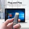 Перехідник DisplayPort M to HDMI F black Vention (HBOB0) зображення 5