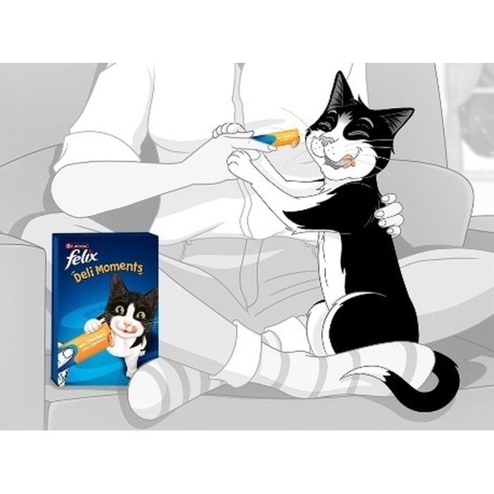 Лакомство для котов Purina Felix DeliMoments с курицей 40 г (8445291632479) изображение 3