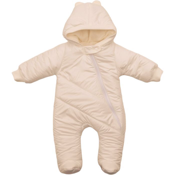 Комбинезон детский HAPPY TOT утепленный на молнии (755-62-cream)