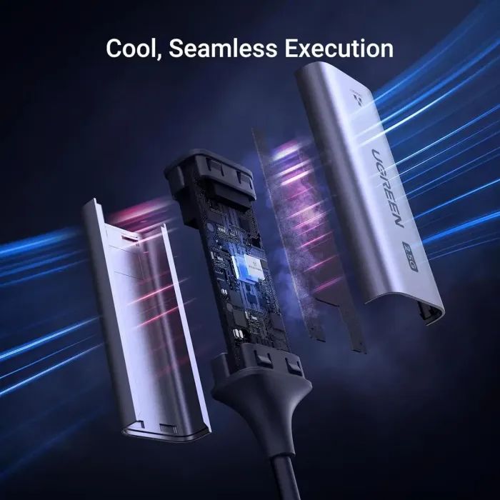 Перехідник USB-C to RJ45 Ethernet 2500Mbps Ugreen (25052) зображення 4