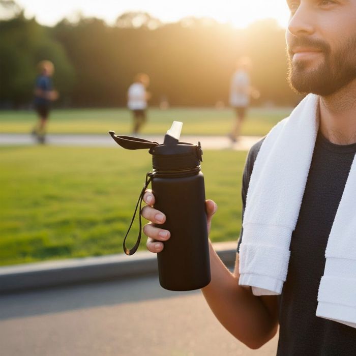 Пляшка для води Line Art Merlo 600 мл синій (60013818LA-03) зображення 6