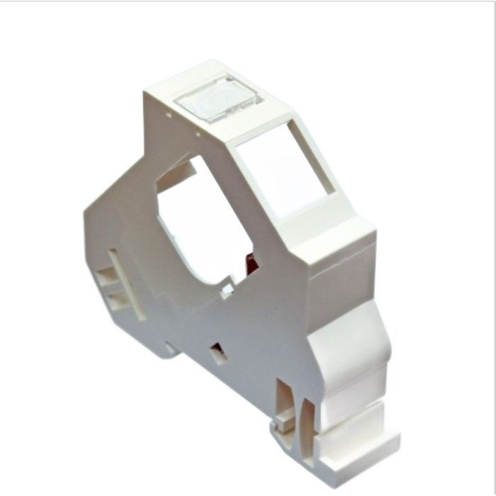 Комп'ютерна розетка під 1 модуль KeyStone, монтаж на DIN рейку Eserver (DRA-0101SWHZ-38)