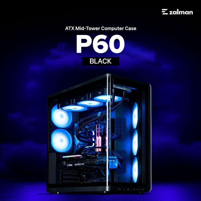 Корпус для ПК Zalman P60BLACK зображення 4