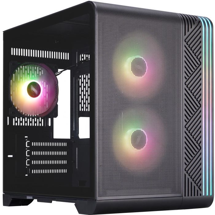 Корпус для ПК 1stPlayer VT5-BK-3F7 Black (VT5-BK-3F7)