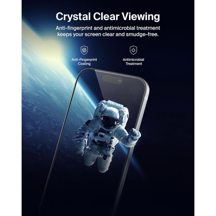 Скло захисне Belkin iPhone 17 Pro Privacy TemperedGlass (OVA213HQ) зображення 5