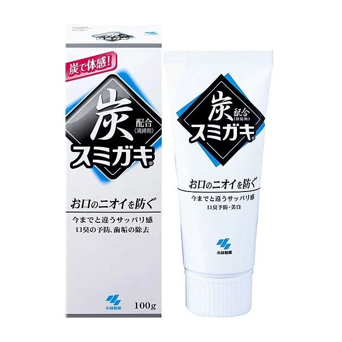 Зубная паста Kobayashi Sumigaki С древесным углем 100 г (4987072071861)