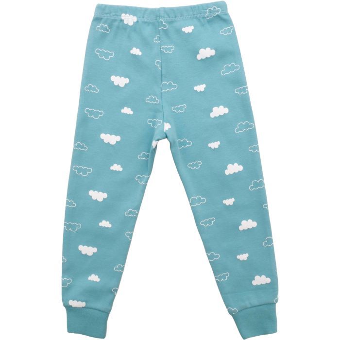 Пижама детская Bibaby с тучками (59702-92G-mint) изображение 4
