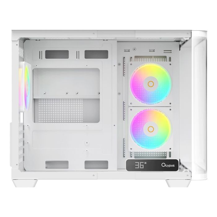 Корпус для ПК OCYPUS IOTA C50 WH CURVE ARGB DIGITAL (IOTA-C50-WHD300CD-GL) изображение 6