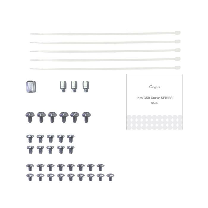 Корпус для ПК OCYPUS IOTA C50 WH CURVE ARGB DIGITAL (IOTA-C50-WHD300CD-GL) изображение 9