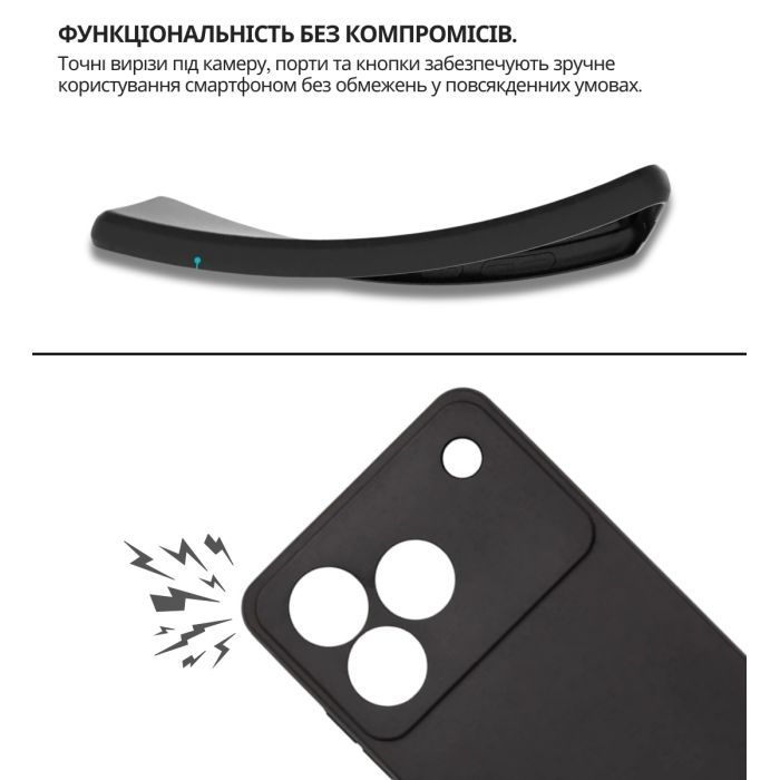 Чохол до мобільного телефона BeCover silicone ZTE Blade A76 4G Transparent (714906) зображення 5