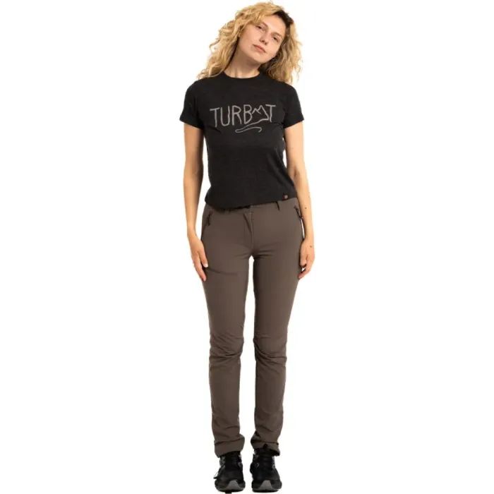 Футболка Turbat Magic Logo SS Wmn caviar - XL - чорний (012.004.5571) изображение 3