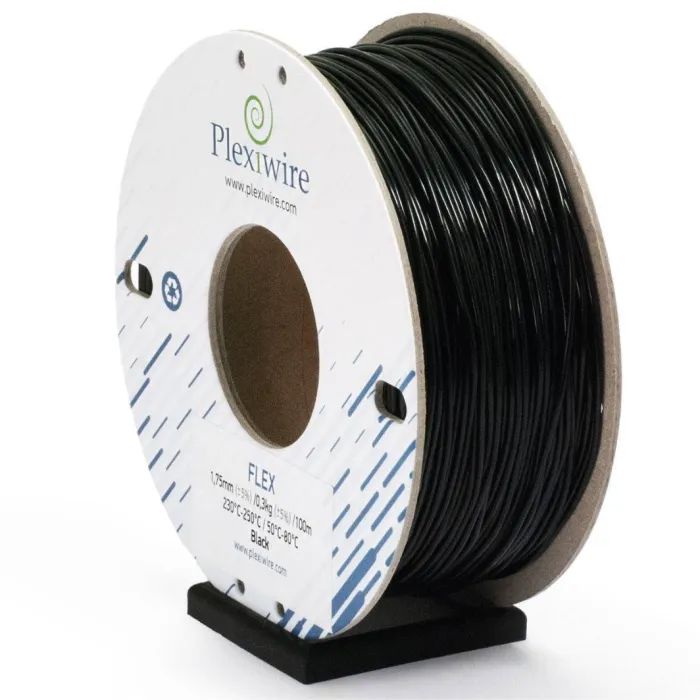 Пластик для 3D-принтера Plexiwire FLEX 90 1.75м 0.3кг/100м black (FLEX-608100)