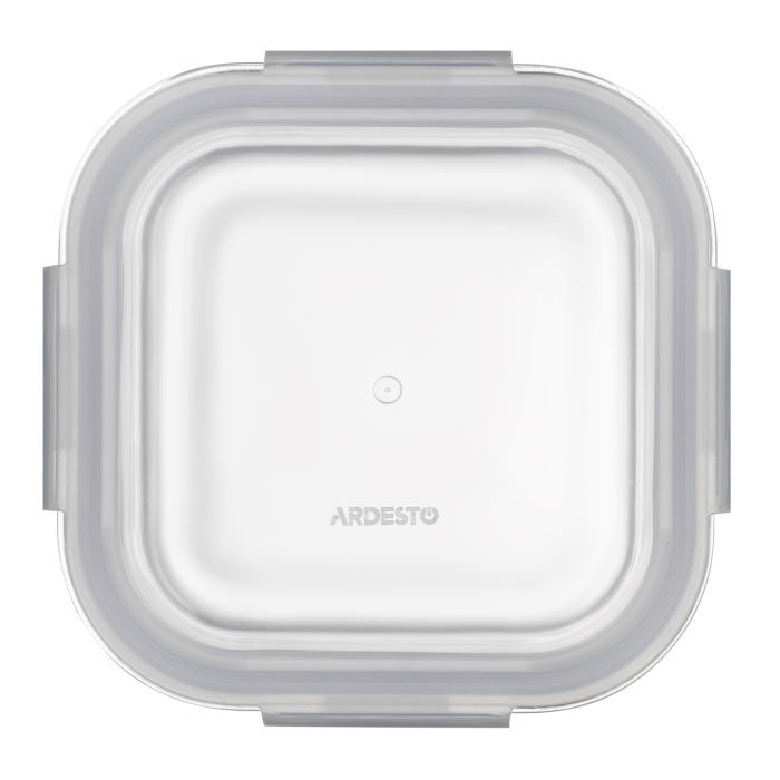 Пищевой контейнер Ardesto Gemini квадратний, 0.31л, боросилікатне скло, прозорий (AR1230BSQ) изображение 2