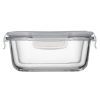 Пищевой контейнер Ardesto Gemini квадратний, 0.8л, боросилікатне скло, прозорий (AR1280BSQ) изображение 3