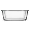 Пищевой контейнер Ardesto Gemini квадратний, 0.8л, боросилікатне скло, прозорий (AR1280BSQ) изображение 4