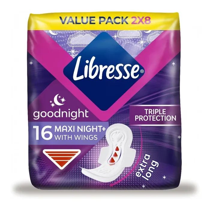 Гигиенические прокладки Libresse Maxi Goodnight 7 шт. (7322540823356)