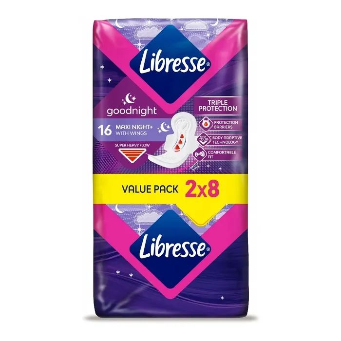 Гигиенические прокладки Libresse Maxi Goodnight 7 шт. (7322540823356) изображение 2