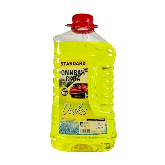 Омыватель автомобильный Дорожня карта -20 STANDARD Dushes жовтий. 4л (48021031065 зима)