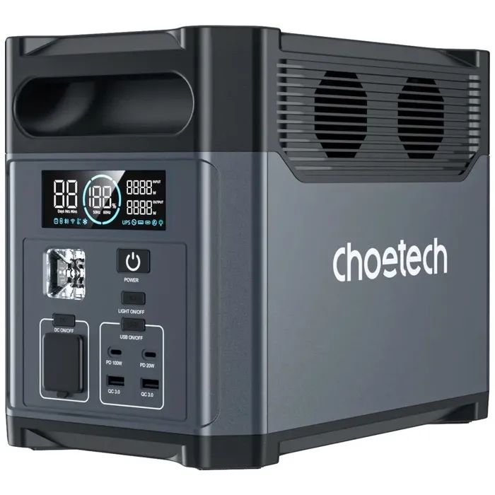Зарядная станция Choetech BS061-BQB 1200W 1024Wh (BS061-BQB)