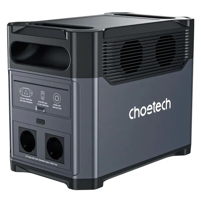 Зарядная станция Choetech BS061-BQB 1200W 1024Wh (BS061-BQB) изображение 2