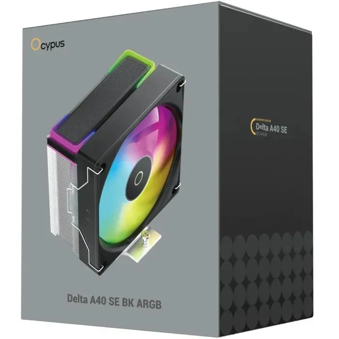 Кулер для процессора OCYPUS DELTA-A40-BK1AAWN00S-GL изображение 7