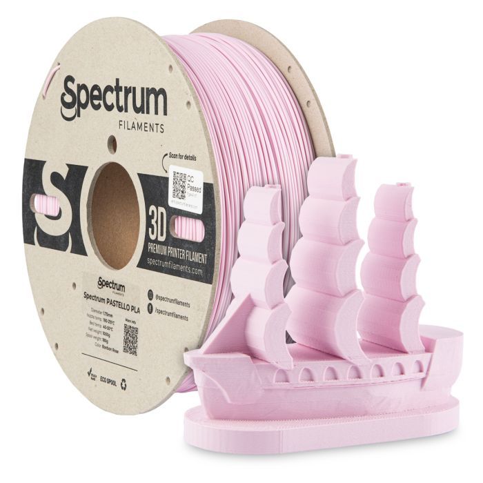 Пластик для 3D-принтера Spectrum PLA Pastello 1.75mm 1kg LEMON CREAM (80729) зображення 3