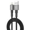 Дата кабель USB 2.0 AM to Lightning 1.0m 2.4A black Grand-X (PL-08B) изображение 2