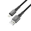 Дата кабель USB 2.0 AM to Lightning 1.0m 2.4A black Grand-X (PL-08B) изображение 3