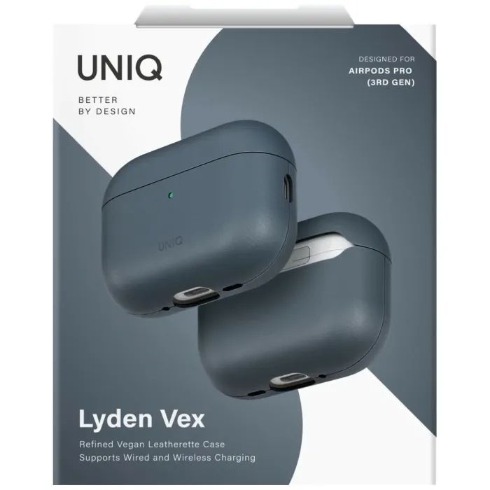Чехол для наушников Uniq Lyden Vex для AirPods Pro 3 gen Blue (8886463696927) изображение 2