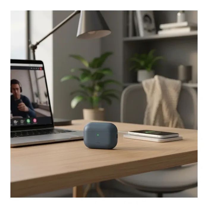 Чехол для наушников Uniq Lyden Vex для AirPods Pro 3 gen Blue (8886463696927) изображение 4