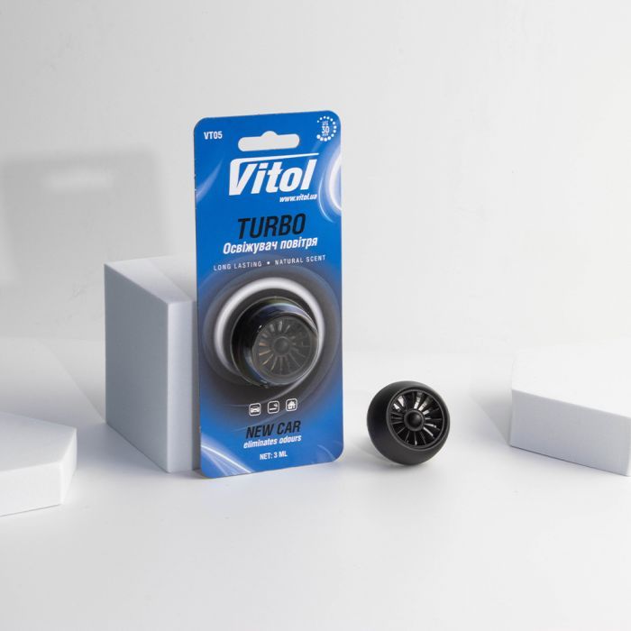 Ароматизатор для автомобиля VITOL Turbo New car (VT05) изображение 2