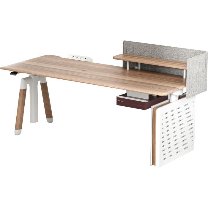 Компьютерный стол Sihoo с электрорегулировкой высоты D07 1.8m Maple/White (D07A-102/D07J-102-AB/D07-P)