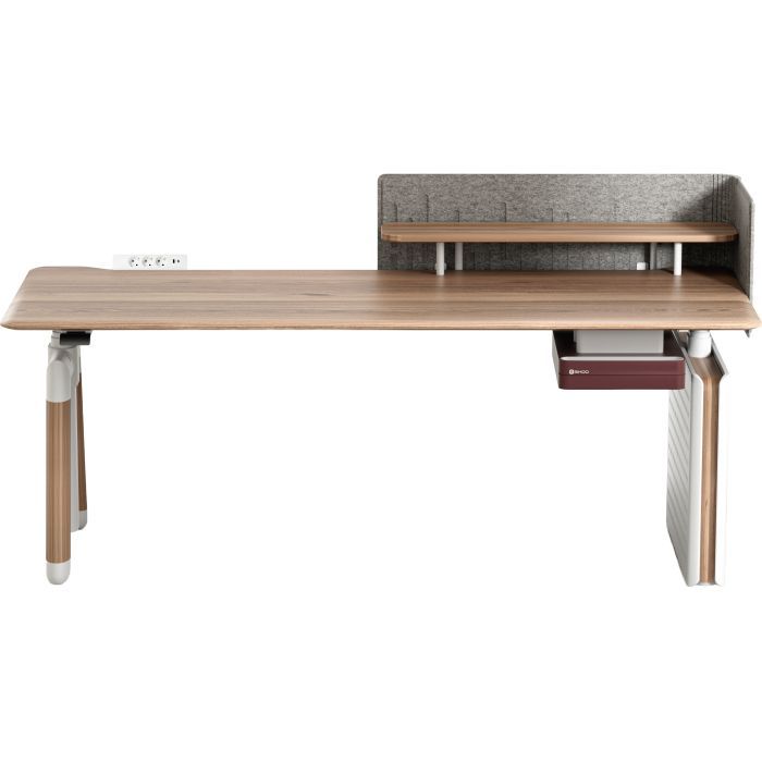 Компьютерный стол Sihoo с электрорегулировкой высоты D07 1.8m Maple/White (D07A-102/D07J-102-AB/D07-P) изображение 2