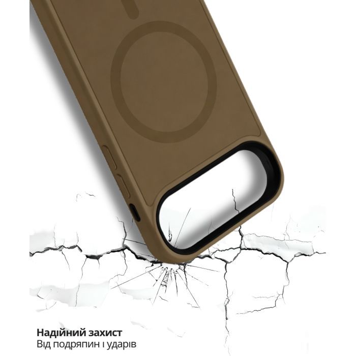 Чехол для мобильного телефона BeCover FIBRA ArcLine MagSafe Apple iPhone 17 Air Gray (715377) изображение 7