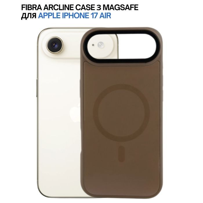 Чехол для мобильного телефона BeCover FIBRA ArcLine MagSafe Apple iPhone 17 Air Gray (715377) изображение 8