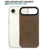 Чехол для мобильного телефона BeCover FIBRA ArcLine MagSafe Apple iPhone 17 Air Brown (715376) изображение 8