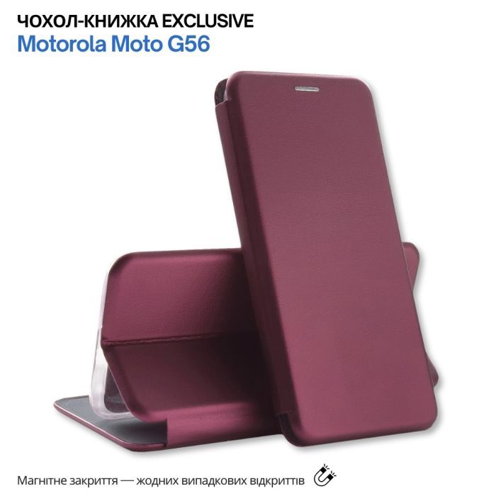 Чохол до мобільного телефона BeCover Exclusive Motorola Moto G56 Deep Blue (715490) зображення 4