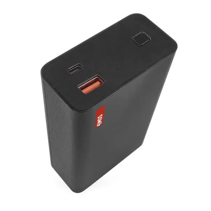 Батарея универсальная EMOS 20000mAh NTBF20, 65W, Pass-through, black (B0560B) изображение 2